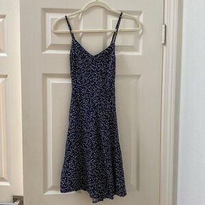 Gap Ditzy Floral Mini Dress Navy XS